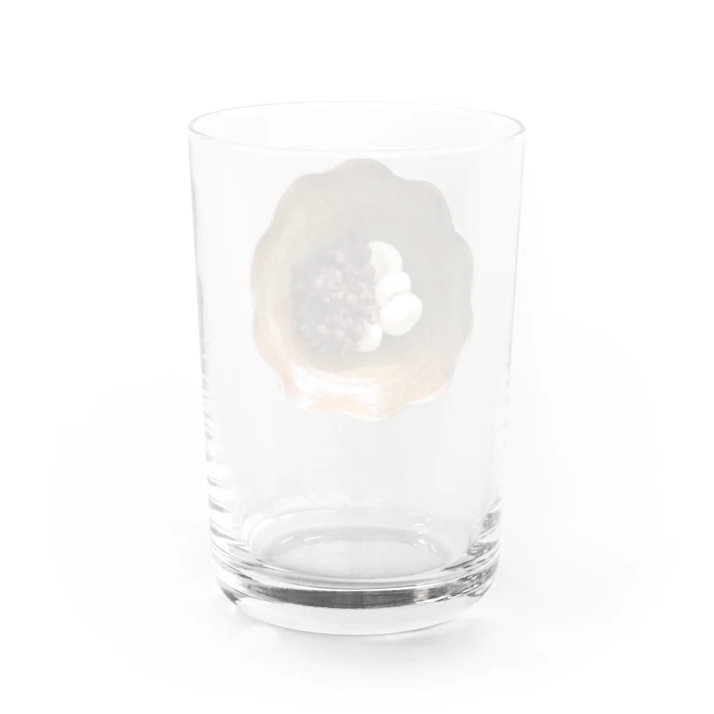 駆け出しの見習いのぜんざい Water Glass :back