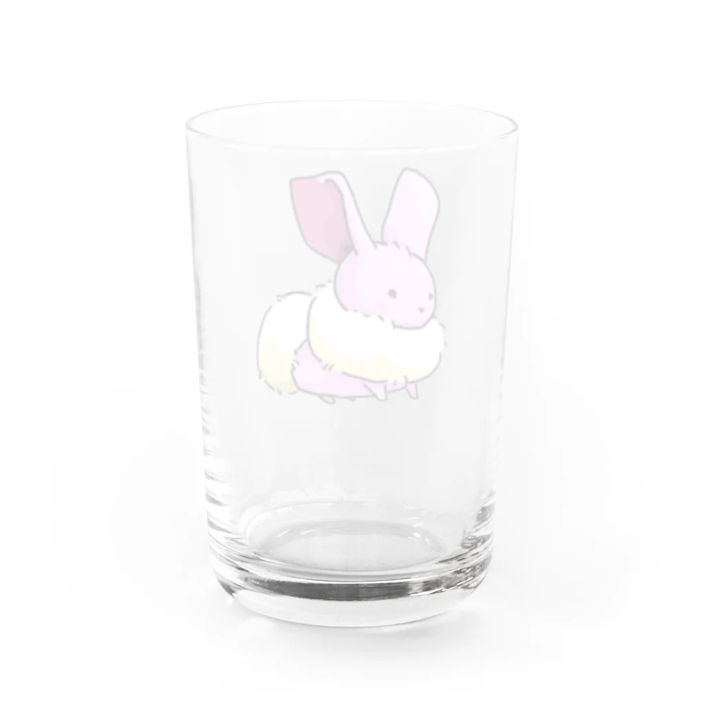 ymのもふらび Water Glass :back