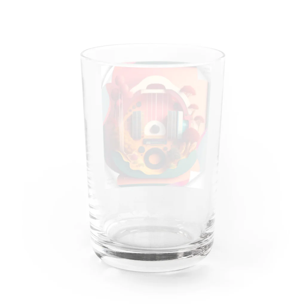 マッケンデジタルワールドのlofiアート盆栽ファンクmusic Water Glass :back