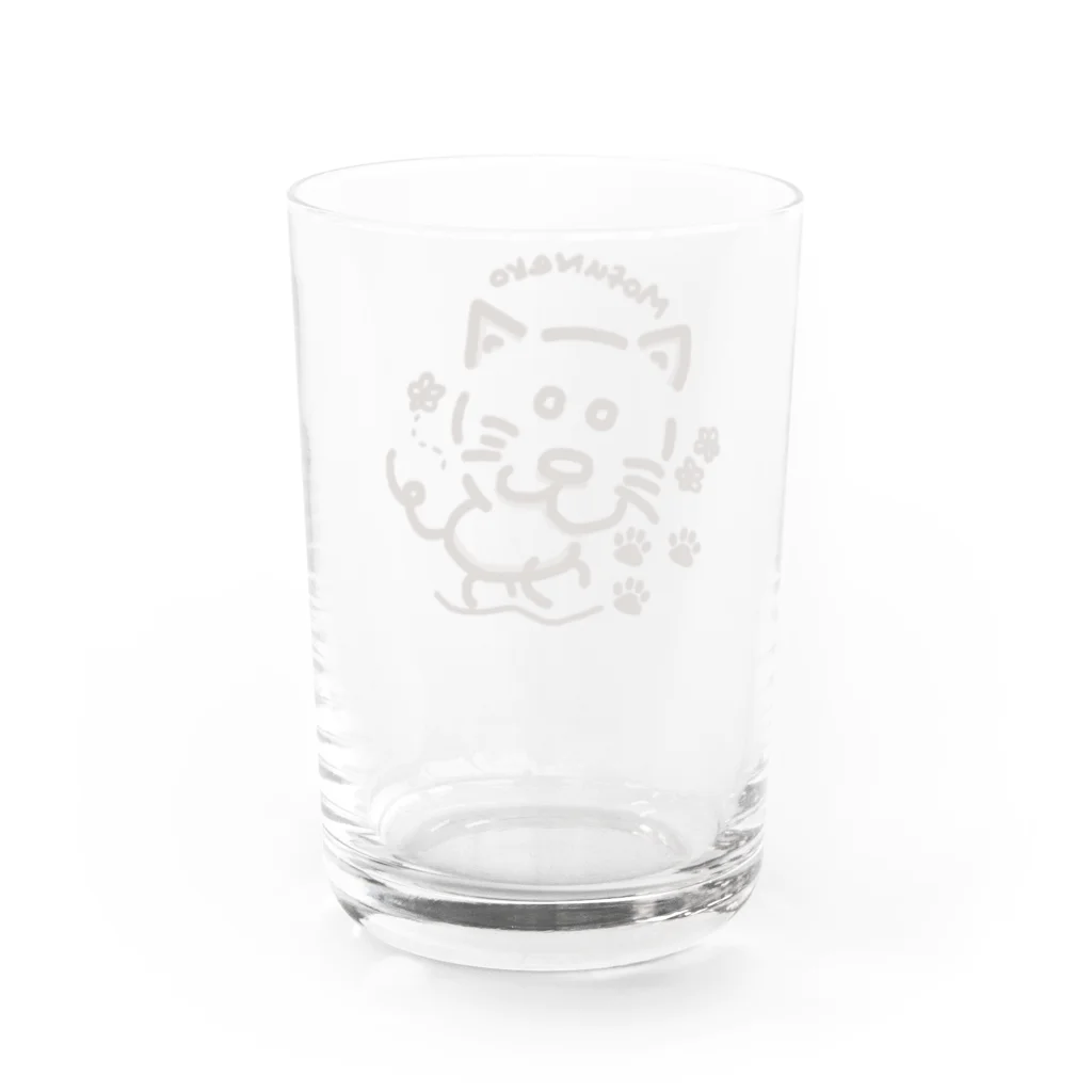 モフモフ ねこのモフねこさん Water Glass :back