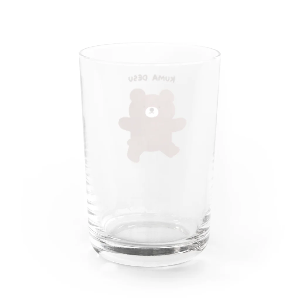 Eriko Miura | ミウラ エリコのKUMA DESU Water Glass :back