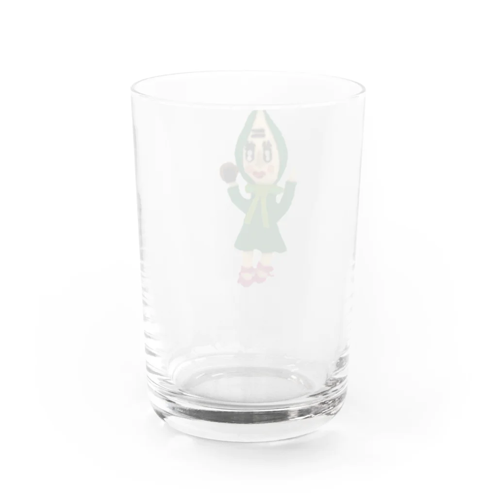 煎太郎商店の草加煎太郎 Water Glass :back