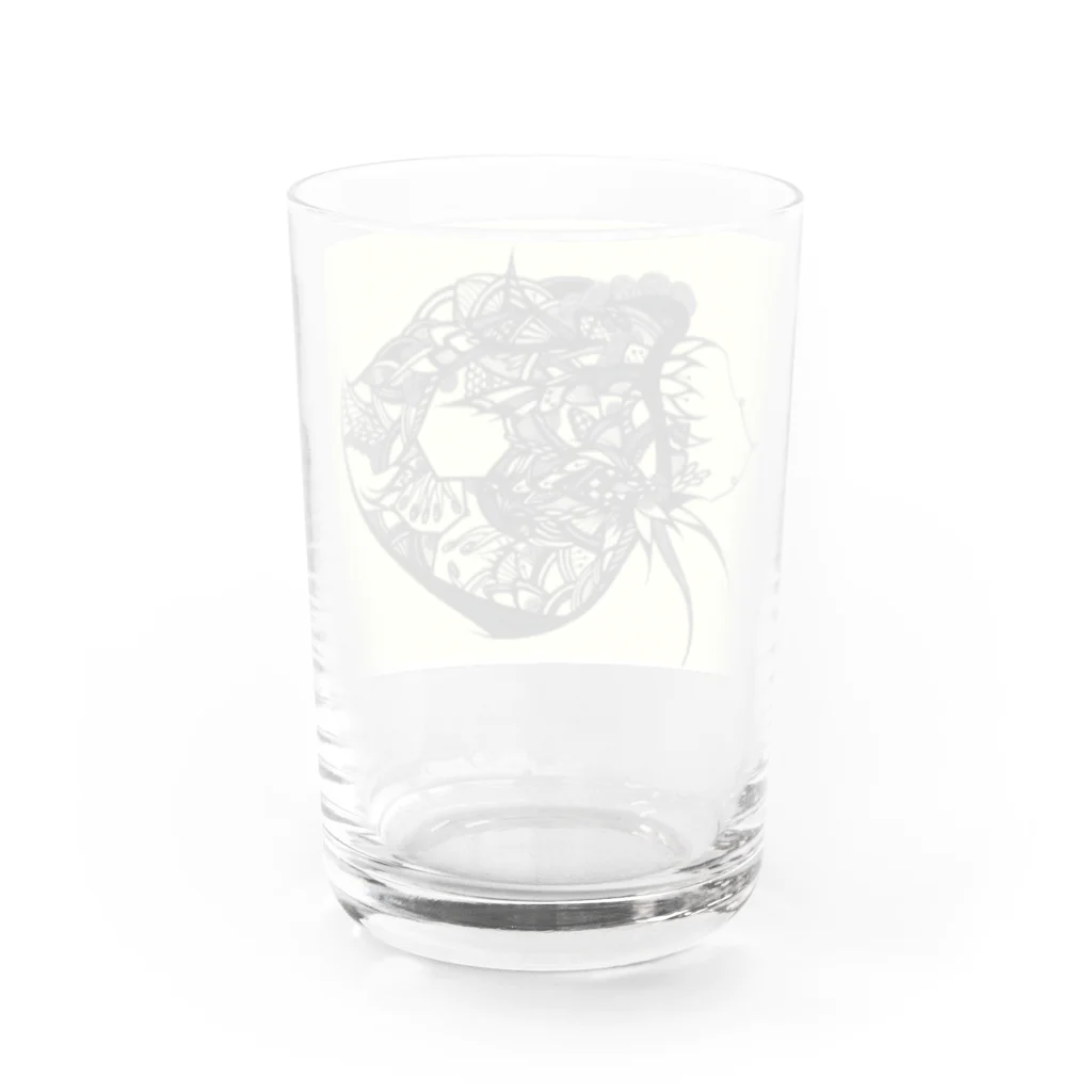 ねこくじらの小心者のヤドカリ Water Glass :back