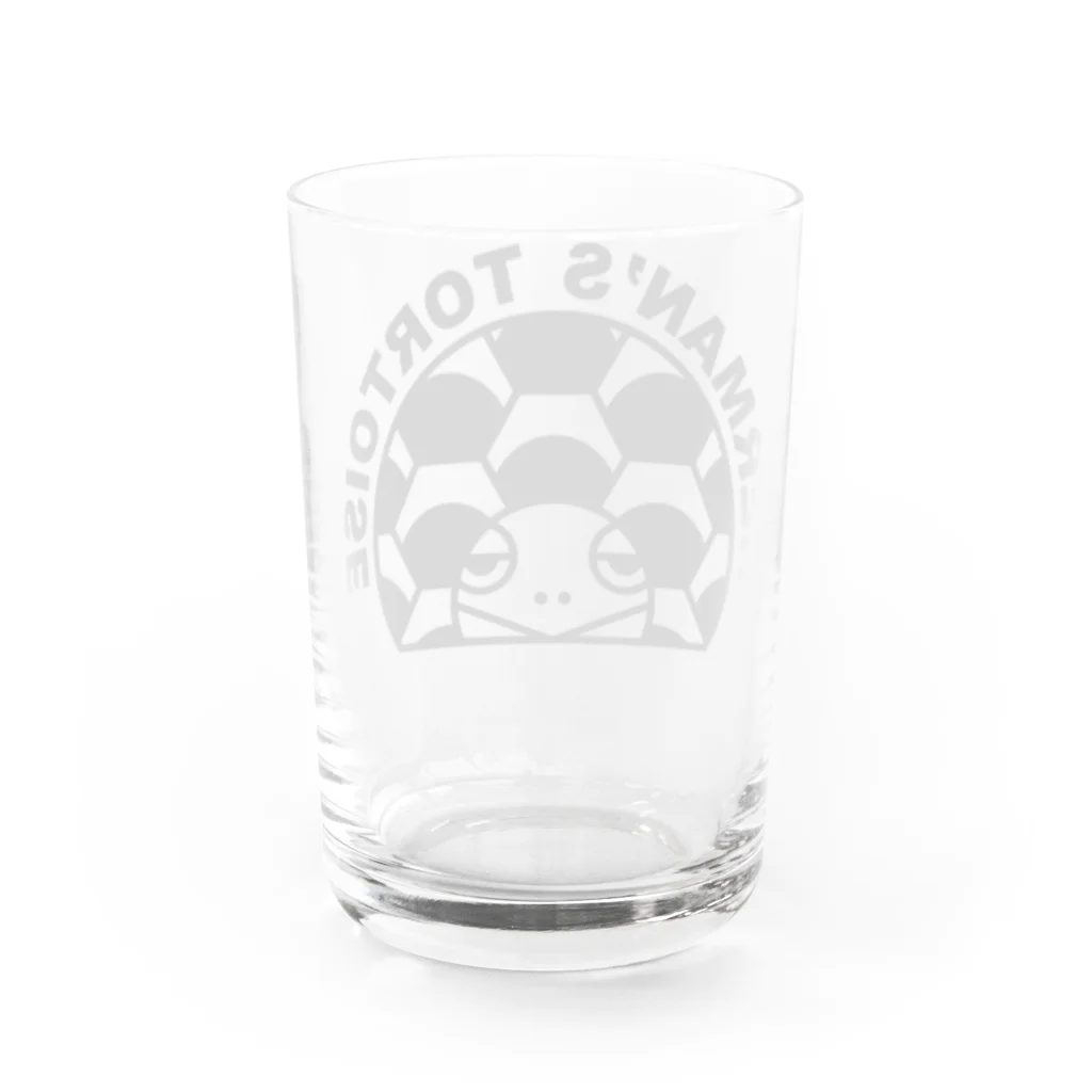 STAR TORTOISEのヘルマンリクガメ Water Glass :back