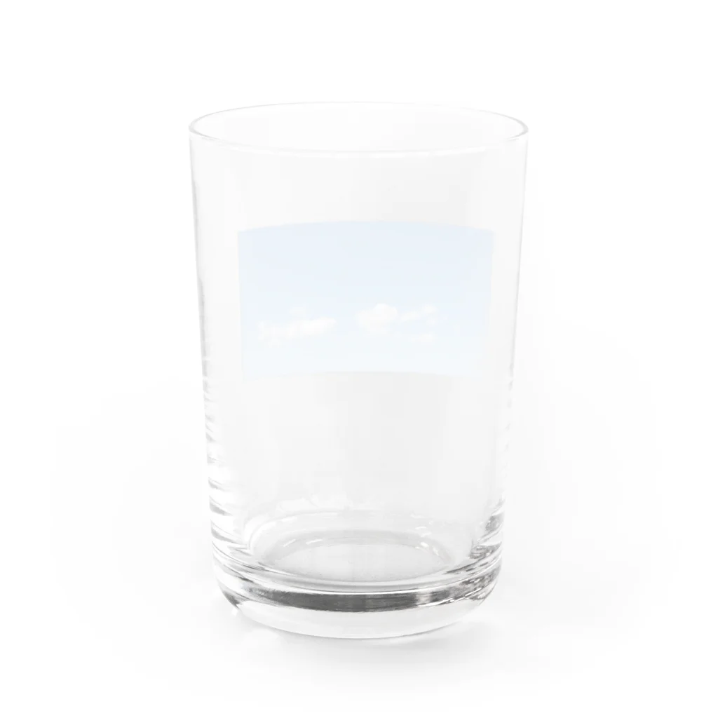 nikarasの春色の空 Water Glass :back
