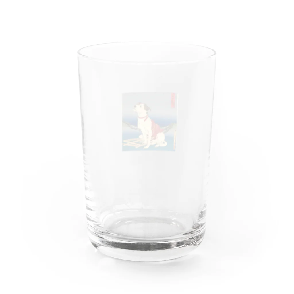 AIちゃんの浮世絵犬 Water Glass :back