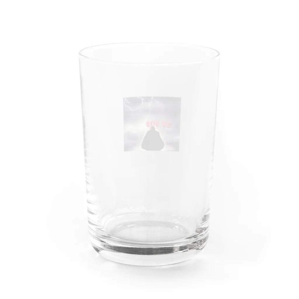 M.FAXのカミナリ打たれ男 Water Glass :back