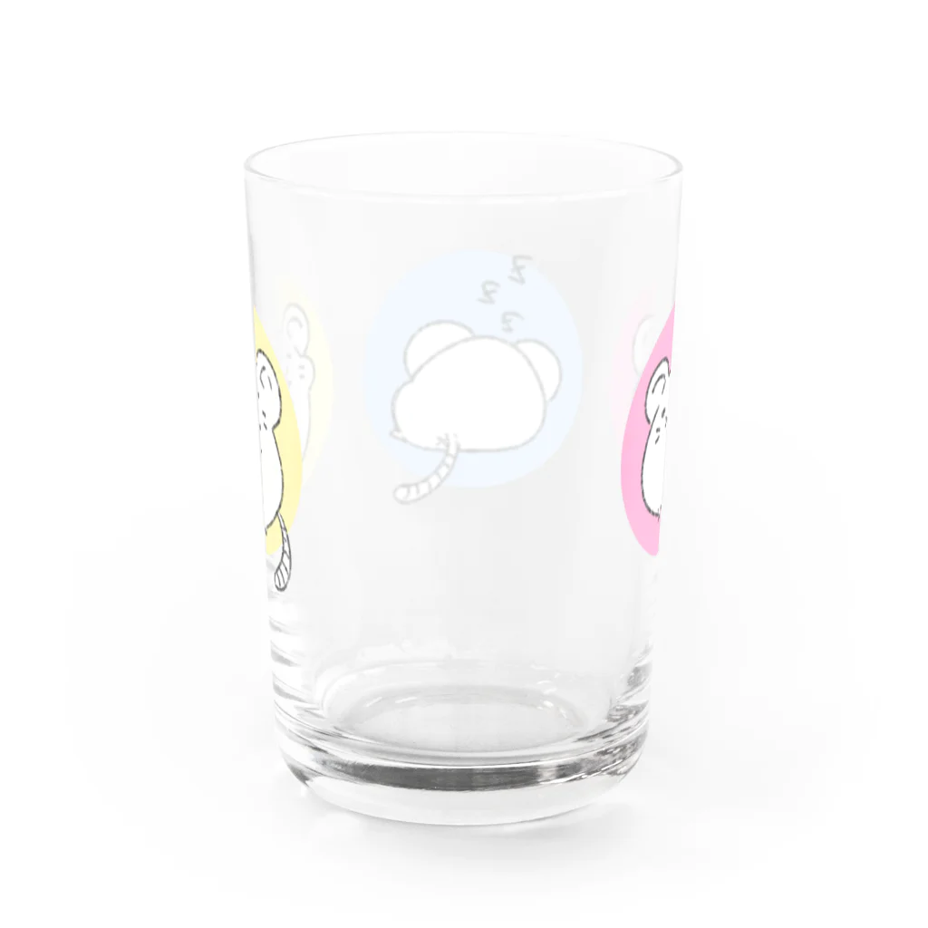 ぺけまるしょっぷのちゅーちゅーとりお Water Glass :back