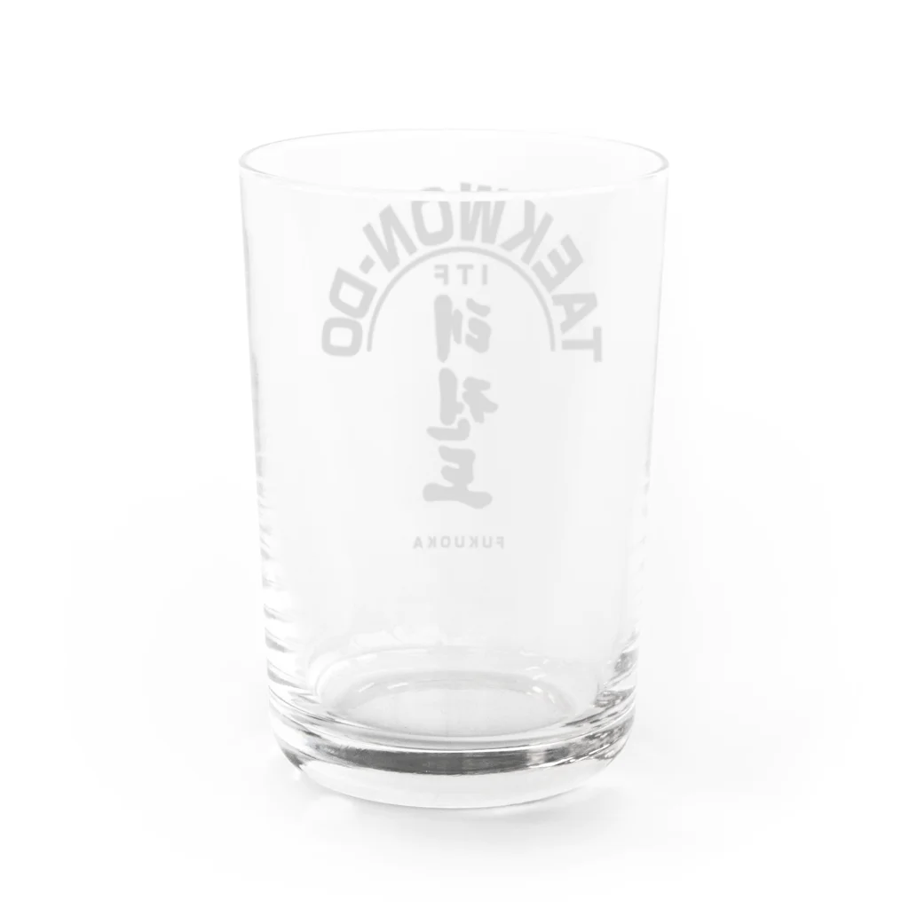 ITF-FUKUOKAのITF福岡グラス Water Glass :back