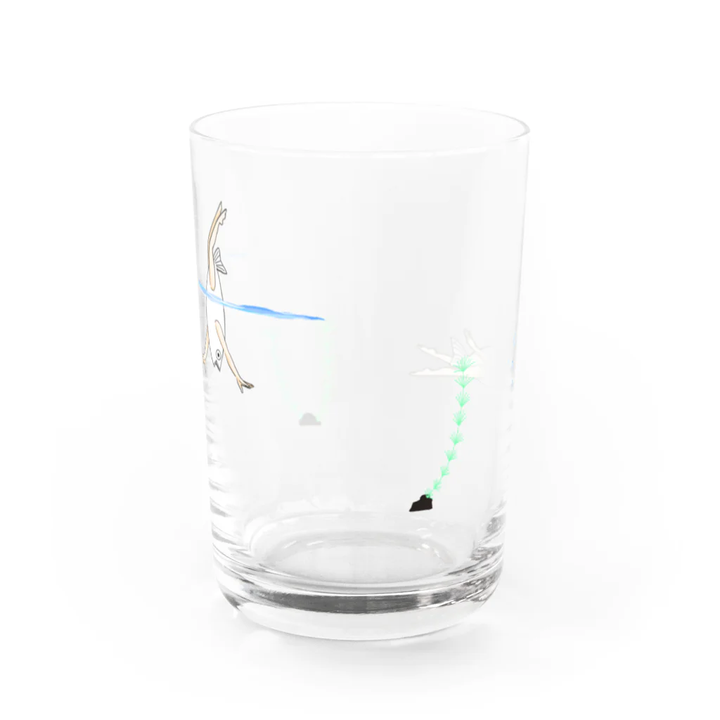 さくまの鮮度抜群！お人魚さん Water Glass :back