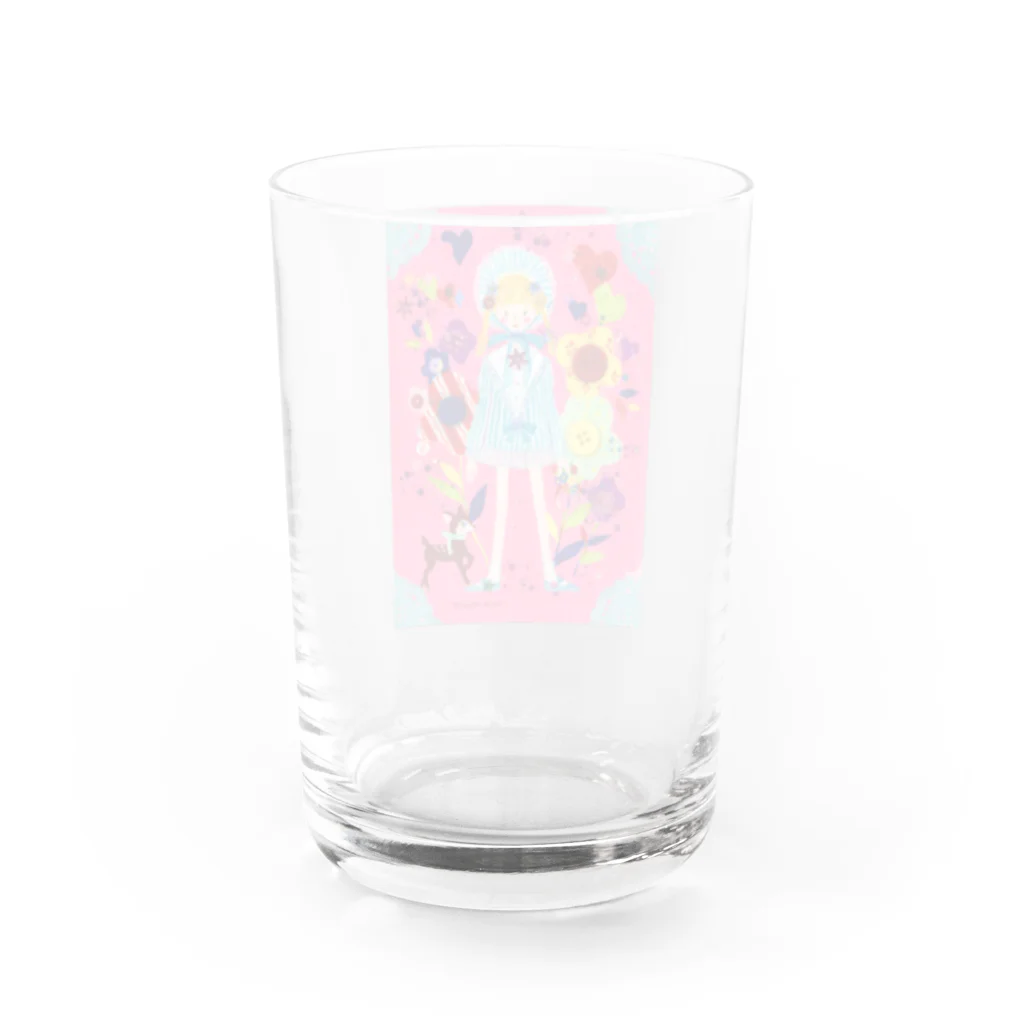 はいからヒストリカルSUZURI店のラブリーベイベー Water Glass :back