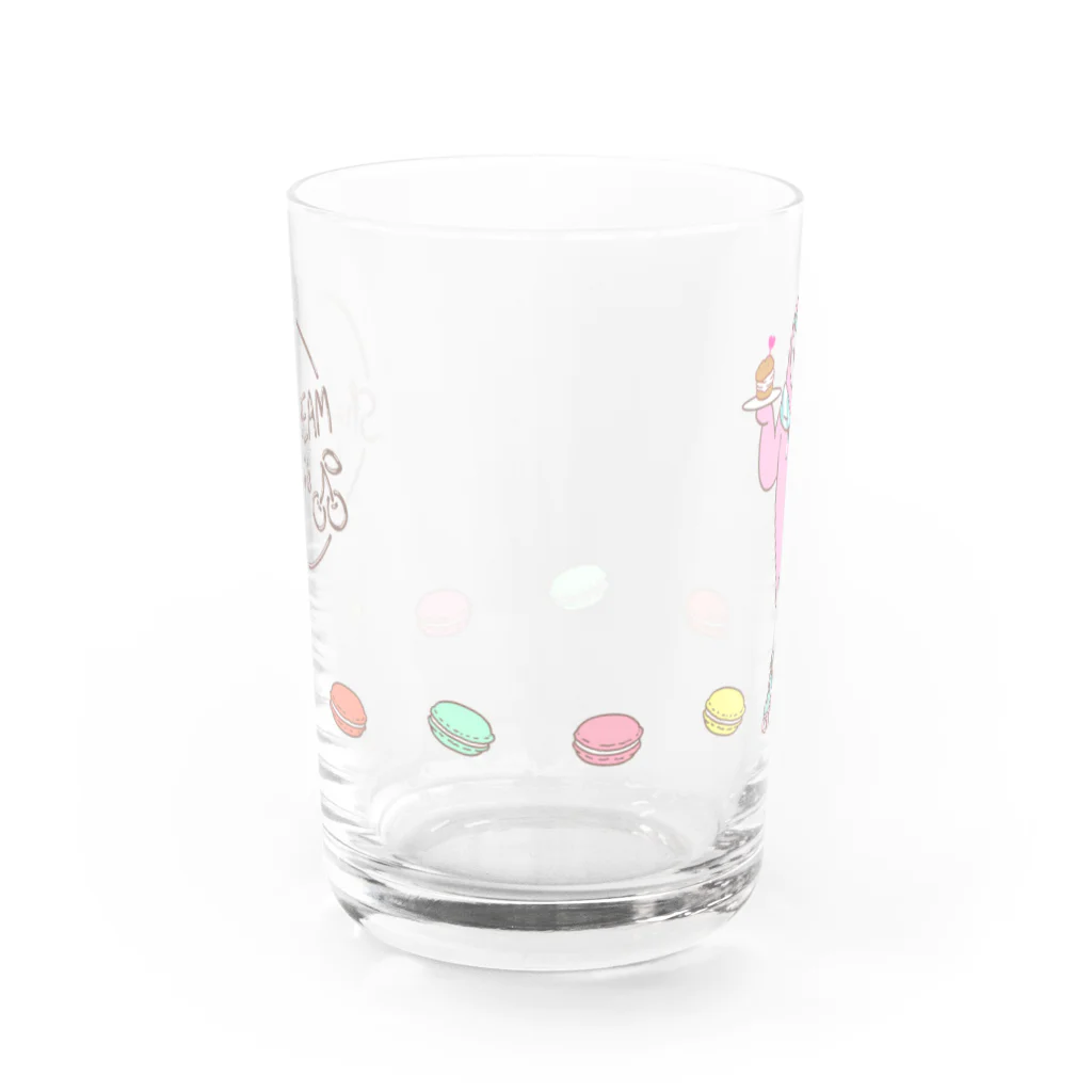 SHOP by bonustraxxのShuCREAM Cafe ローラーガール グラス Water Glass :back