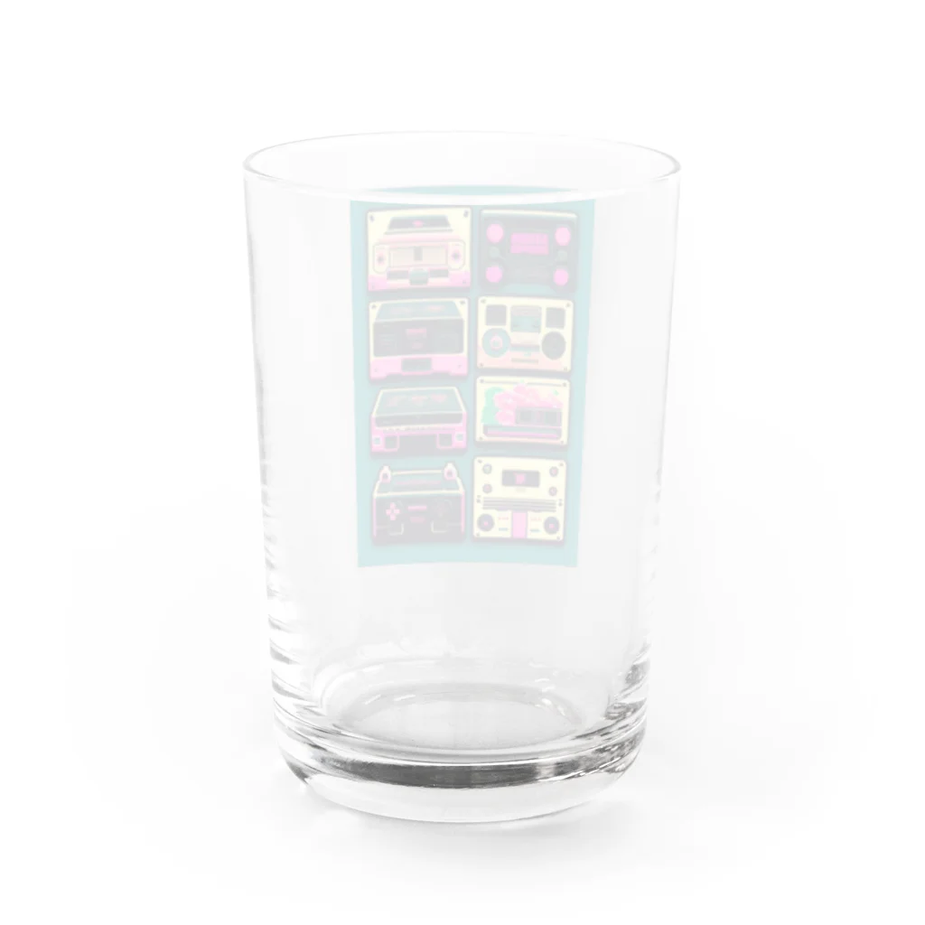 マッケンデジタルワールドの女子の為のエモくてレトロな仮想オーディオ機器【lofiアート】 Water Glass :back