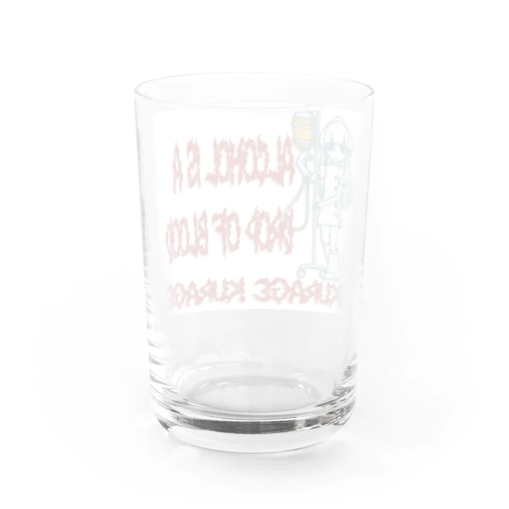 Chouchouの酒は血の一滴グッズ Water Glass :back