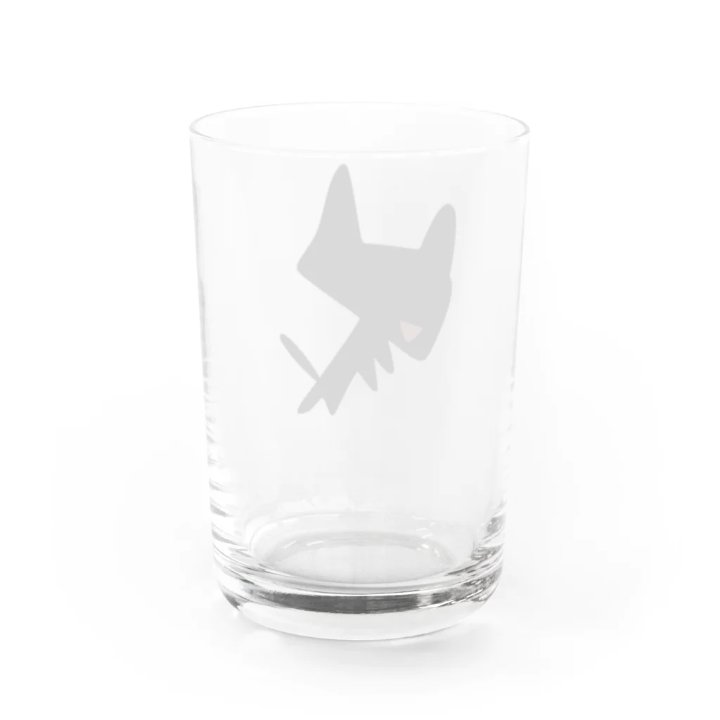 handmade asyouareの影武者黒子犬 Water Glass :back