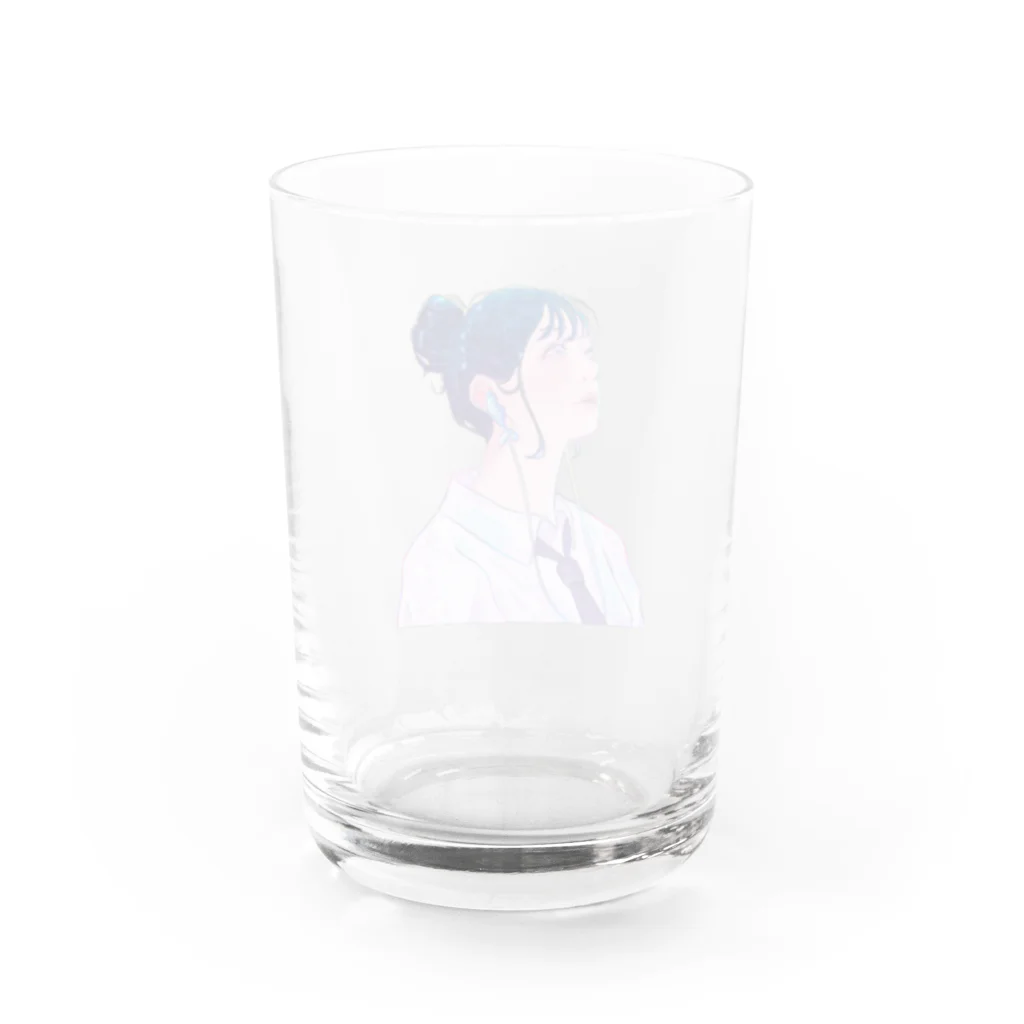 kuziraの透き通る子 Water Glass :back