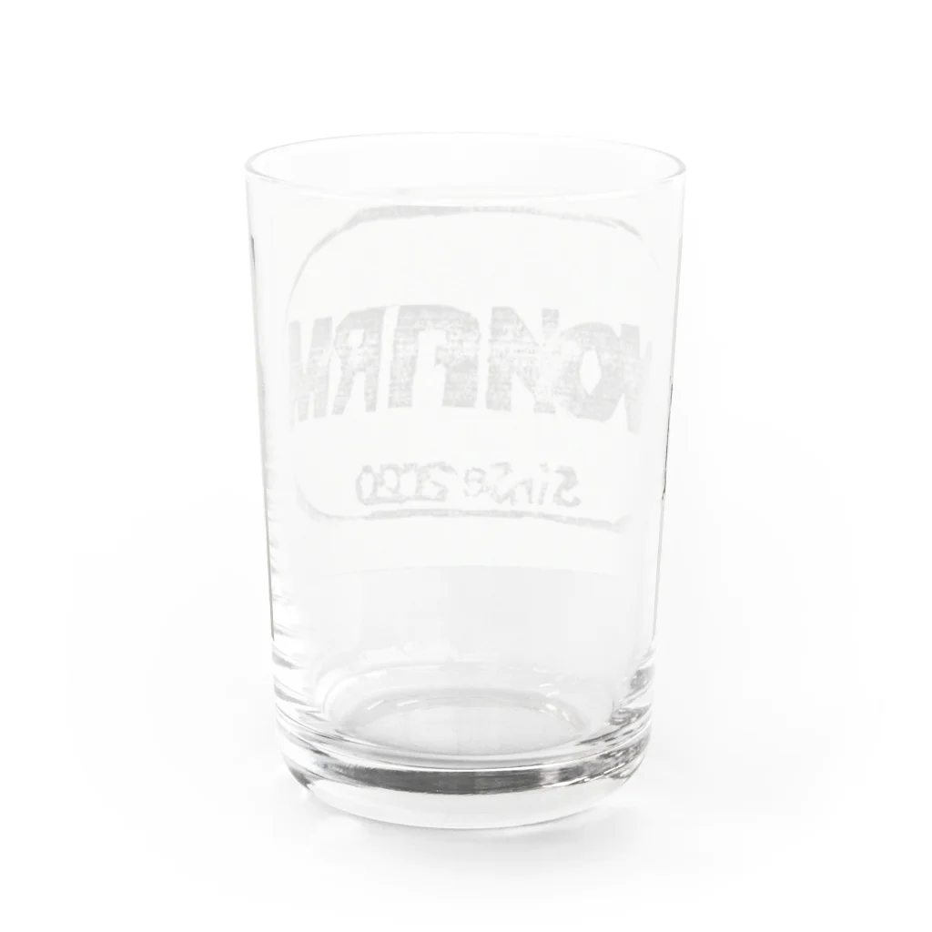 きしもとをんのうぉんしょうかい ロゴ Water Glass :back