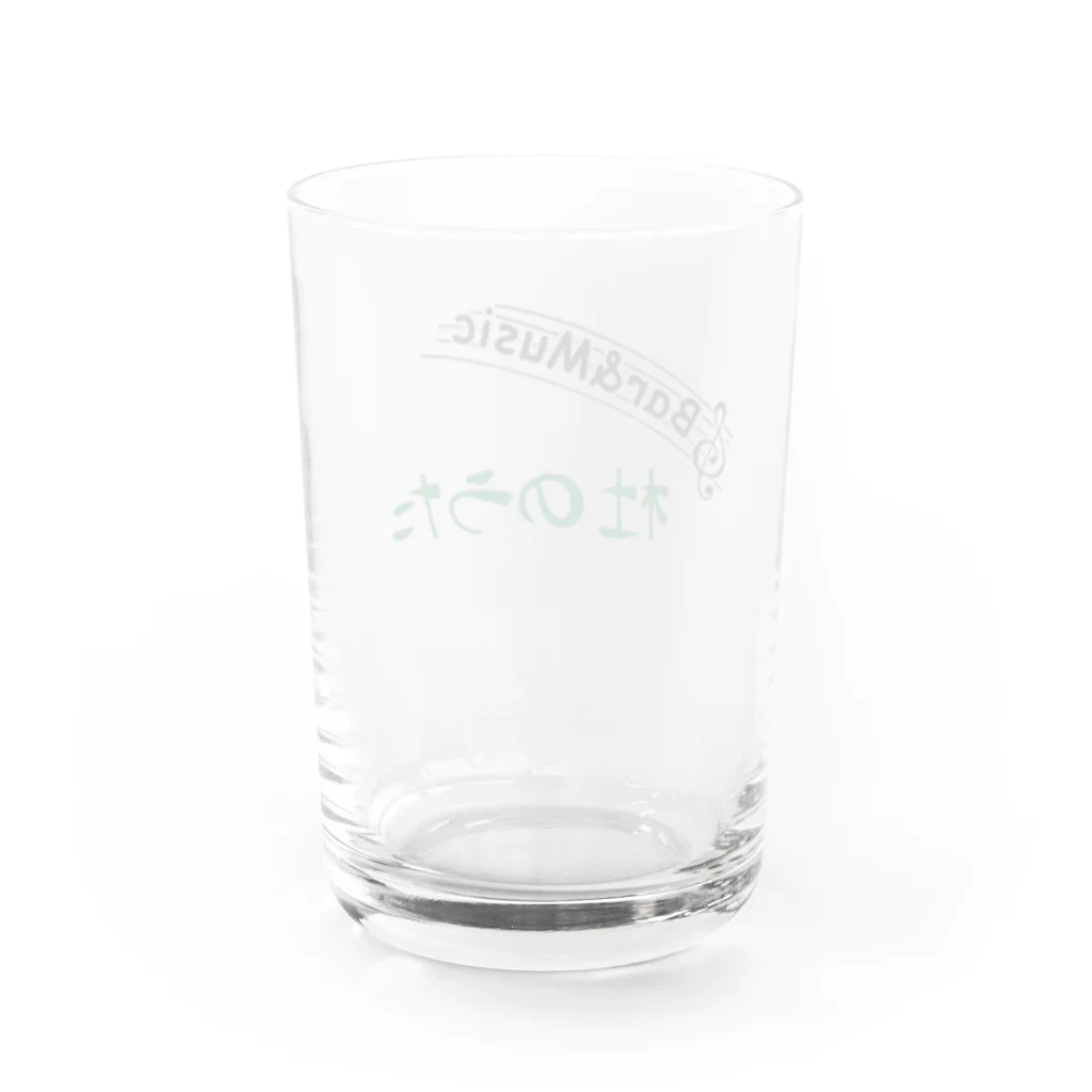 S.Shopの杜のうたグッズ Water Glass :back