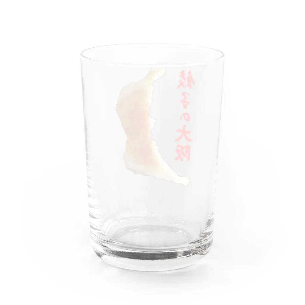 アインシュタインキャットの餃子の大阪 Water Glass :back