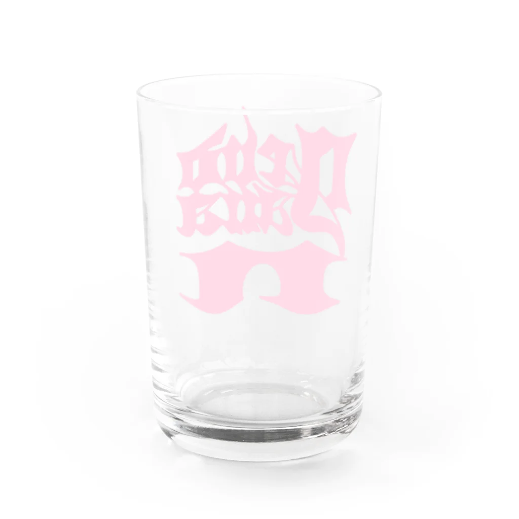 dodomountのジェヴォーダンの獣　オリジナルロゴグッズ Water Glass :back