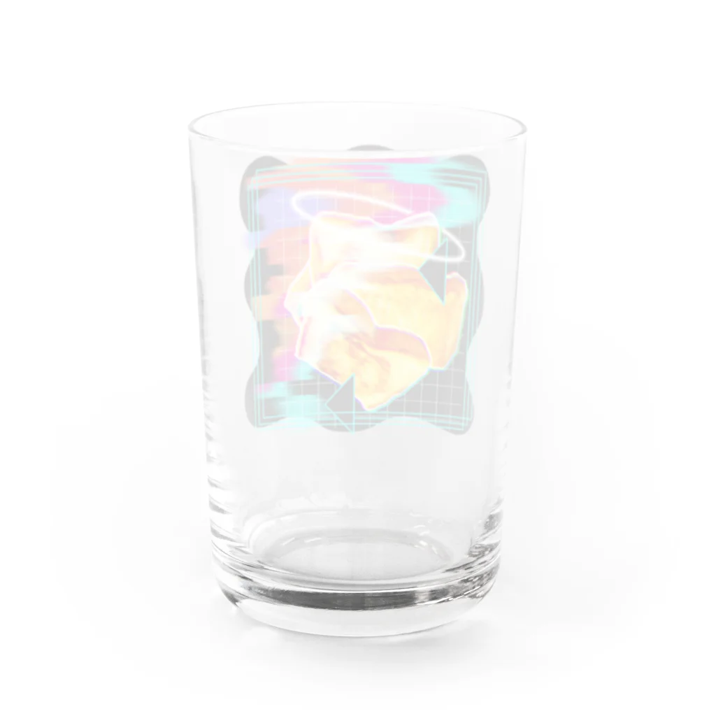 オカユのサイバーフレンチトースト Water Glass :back