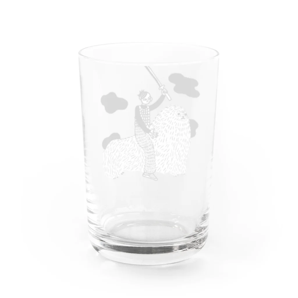 Ying Yang DOGのPAY ME LIKE A MAN Water Glass :back