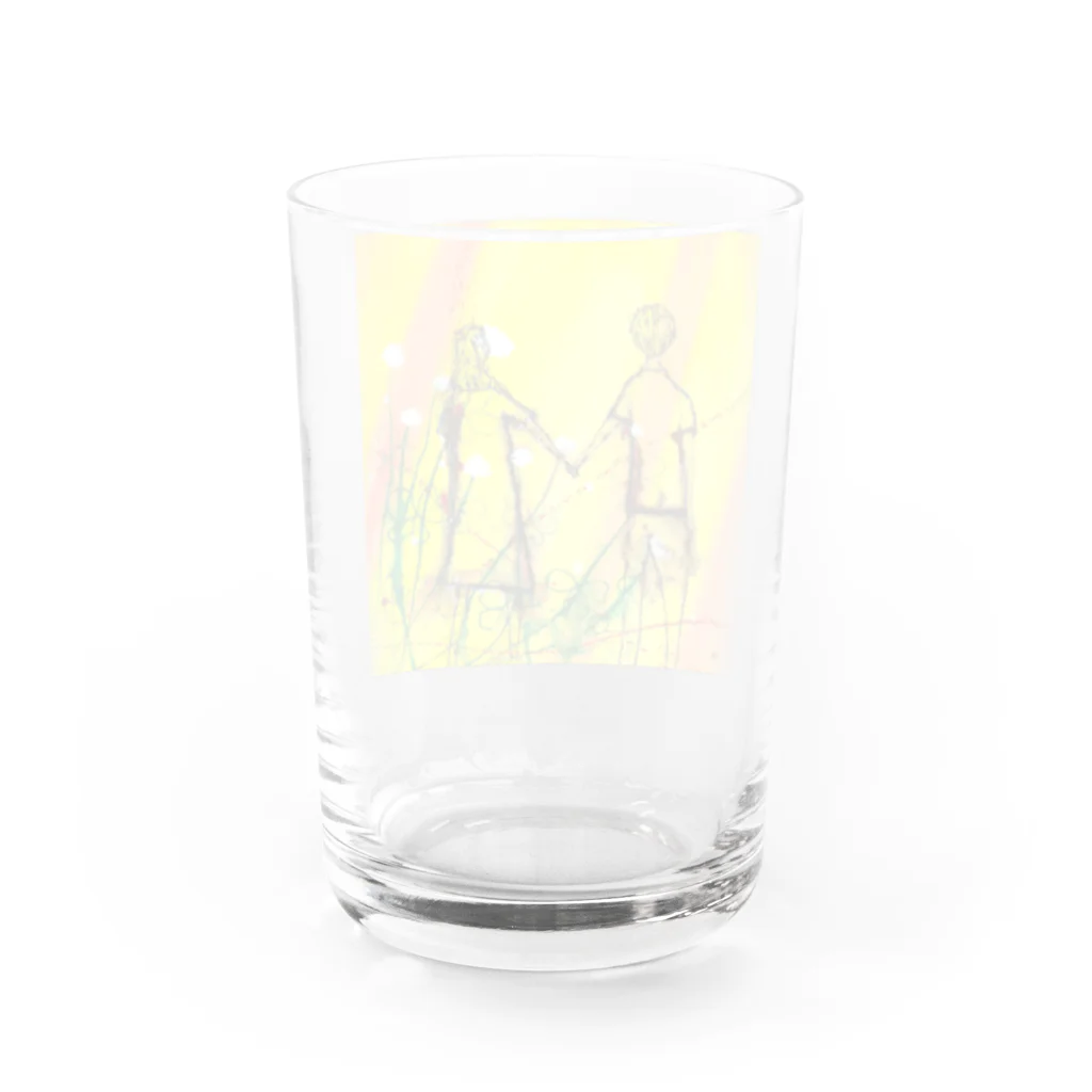 toitoitoi premium storeのfamilliar Water Glass :back