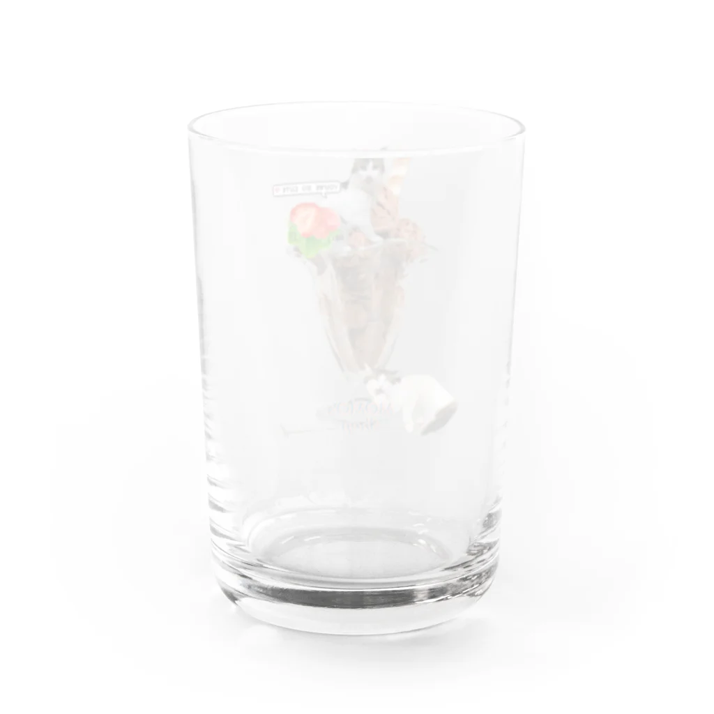 𝙈𝙊𝙈𝙊'𝙨 𝙎𝙝𝙤𝙥のMOMOパフェ Water Glass :back