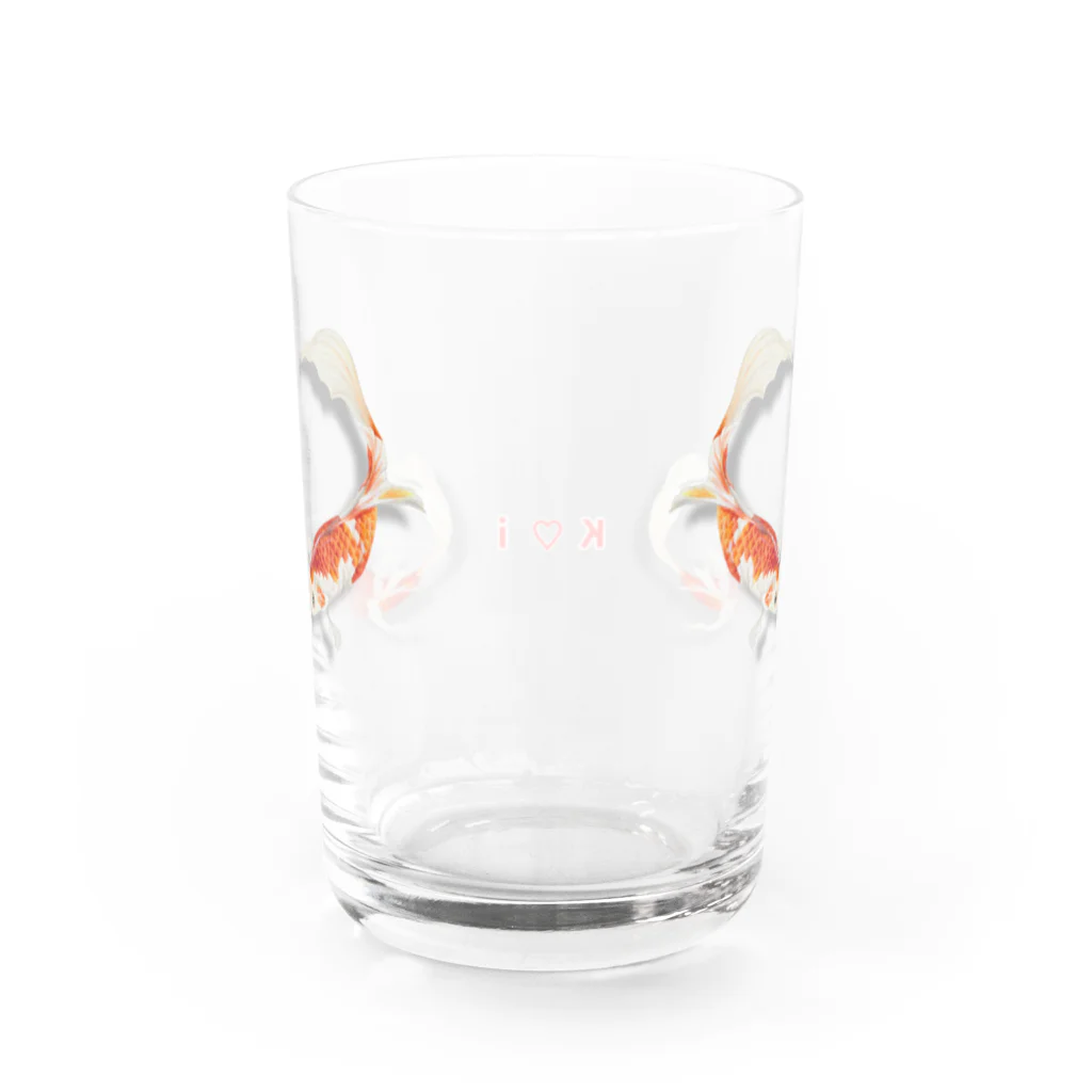 idumi-artの恋する鯉　version 2 Water Glass :back