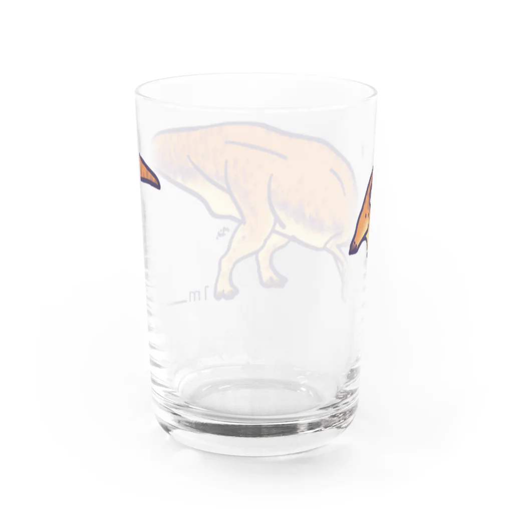 segasworksのパラサウロロフス・ワルケリ（白亜紀の牛たち より） Water Glass :back