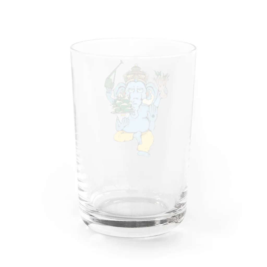 chicken_natureのビザールガネーシャ Water Glass :back