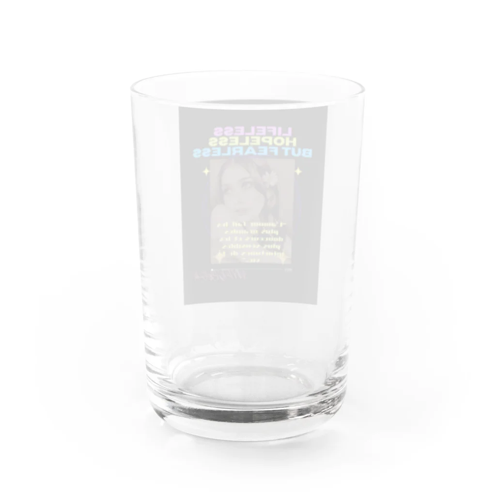 🏳️‍⚧️ Stella Green 🏳️‍⚧️ステラのCourageous Lifestyle Water Glass :back