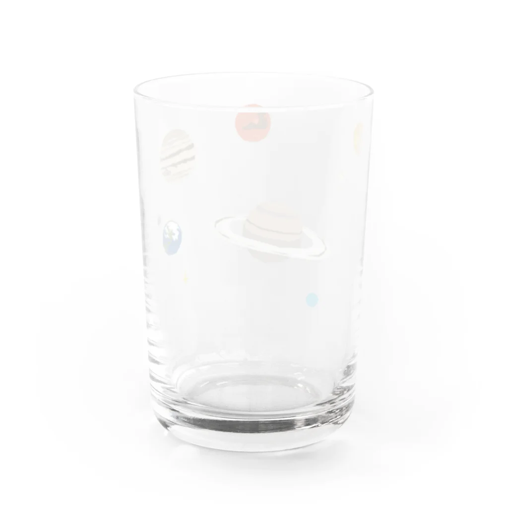 momsdsnマムスデザインの太陽系 Water Glass :back