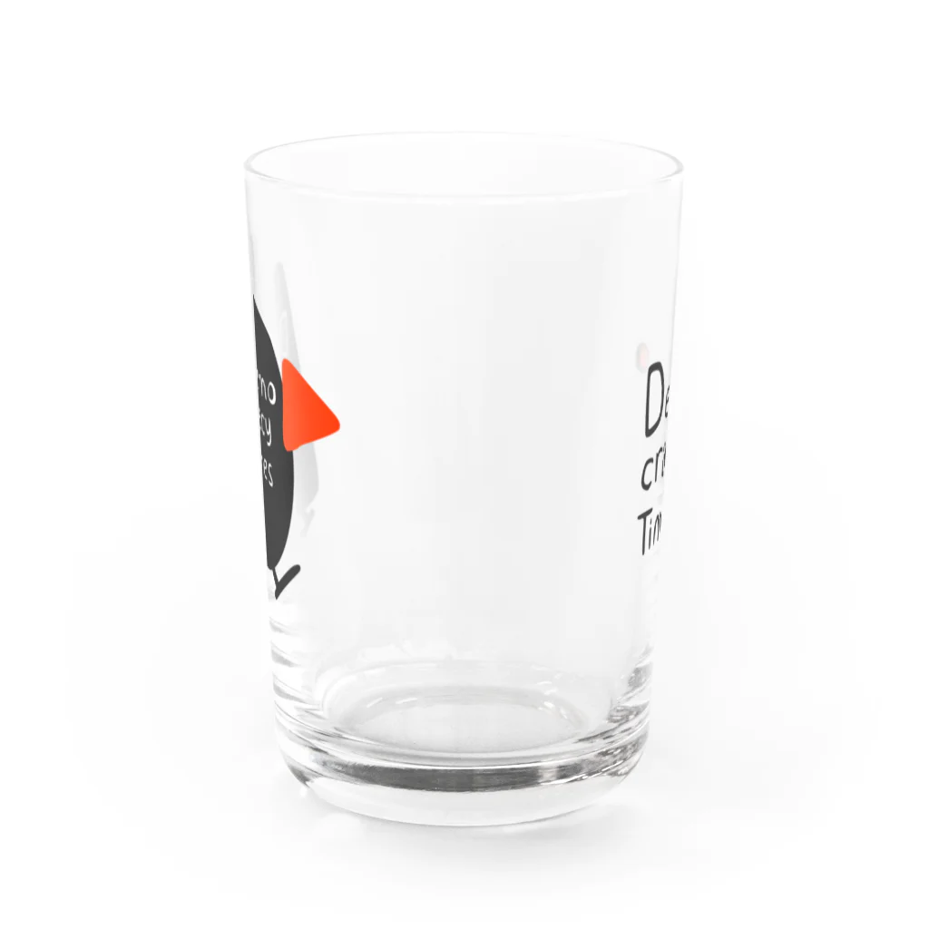 DemocracyTimesのデモクラシータイムス　グラス Water Glass :back