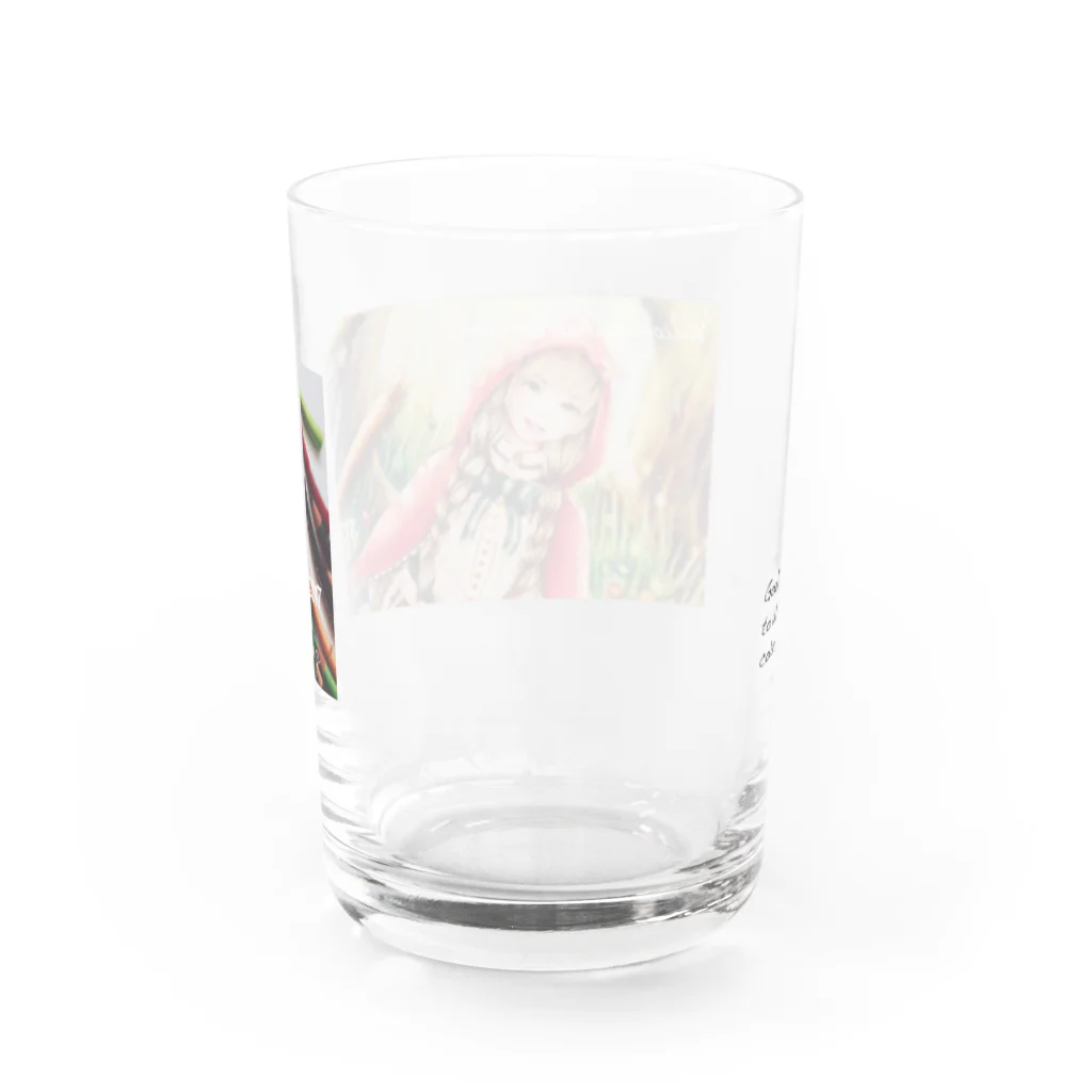 t.s.megの雑貨店のGood luck to all coloring lovers (B) Water Glass :back