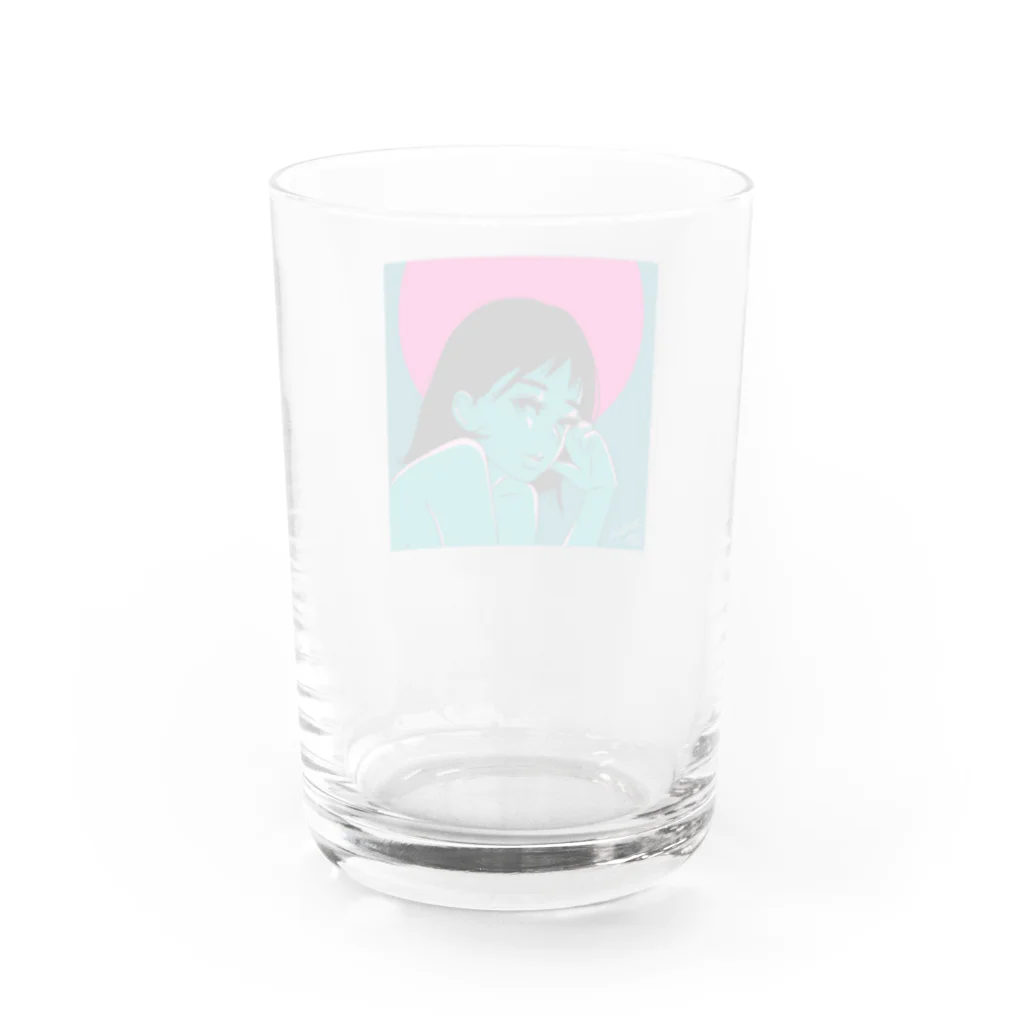 アロサウルスのmidnighit_sun Water Glass :back