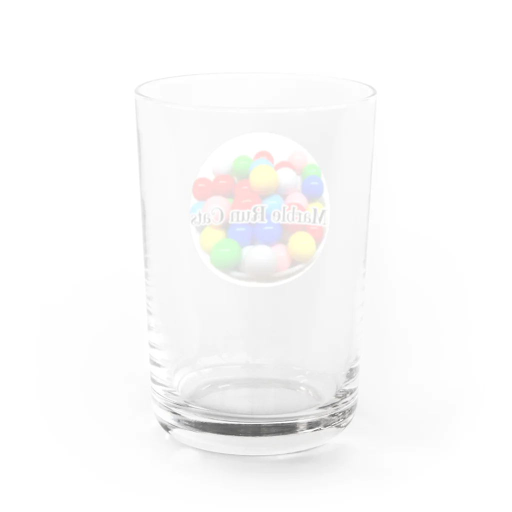 Marble Run CatsのMarble Run Cats Water Glass :back