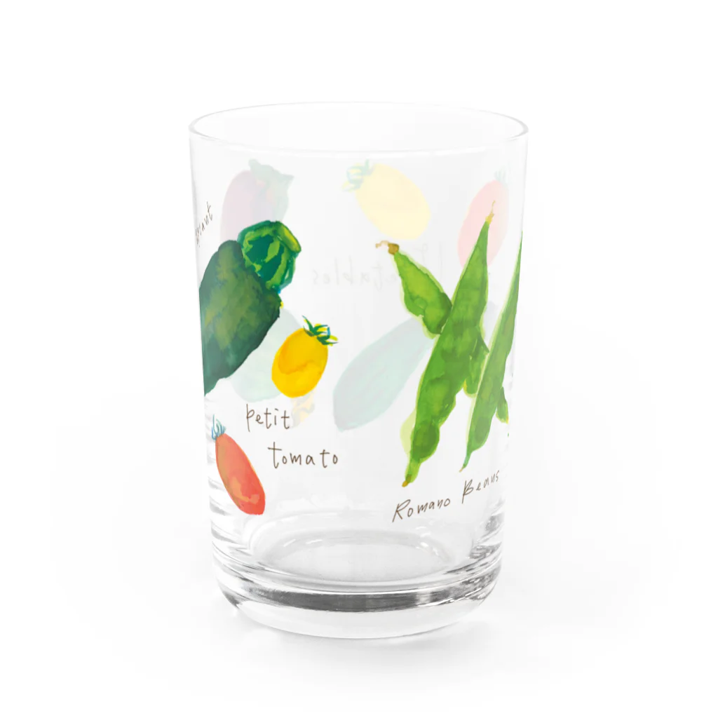 N-huluのお野菜グッズ Water Glass :back