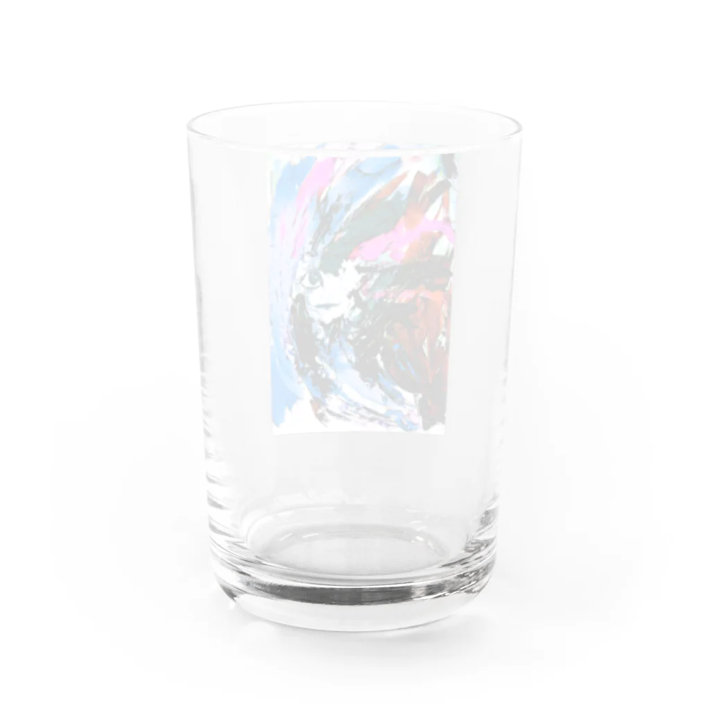 BAMBINERDSの2023  illustration  nightmare Water Glass :back