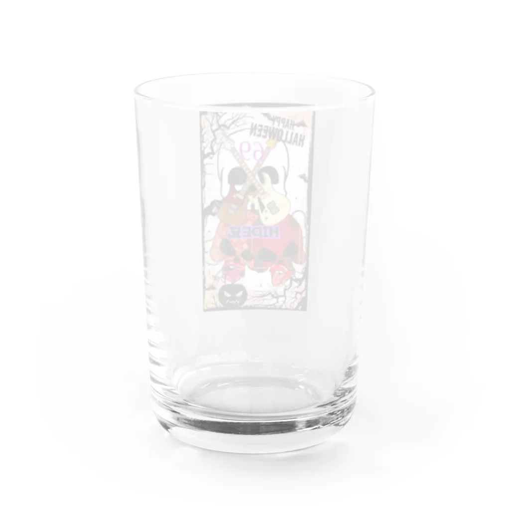 👀ぴか🕯推奨部屋 ROCK🎸 恩縁結び🪢部屋のROCK☆HIDE兄☆６９☆グッズ仲間だゼー Water Glass :back