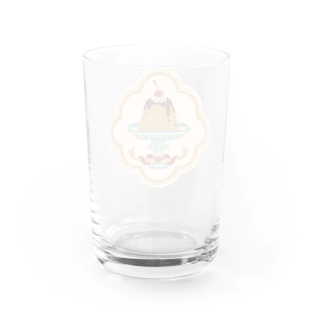 ナカノハテナの𝐂𝐮𝐬𝐭𝐚𝐫𝐝 𝐩𝐮𝐝𝐝𝐢𝐧𝐠 Water Glass :back