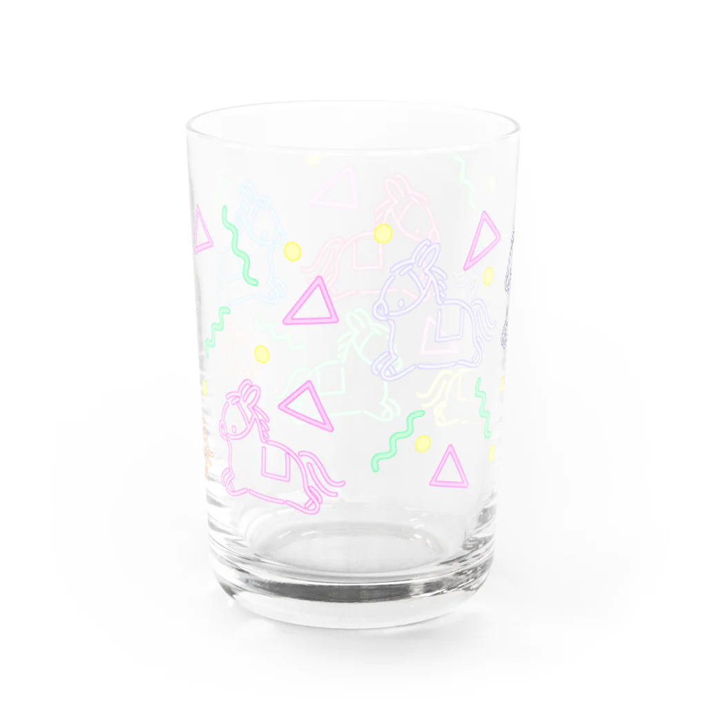 たまこのネオン枠番 Water Glass :back