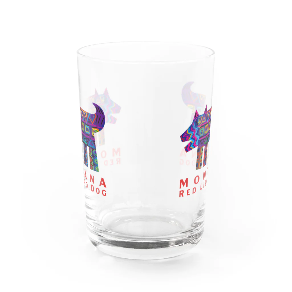 シマシマさぼてんのモンタナ・レッド・リザード・ドッグ［Drink Ware］ Water Glass :back