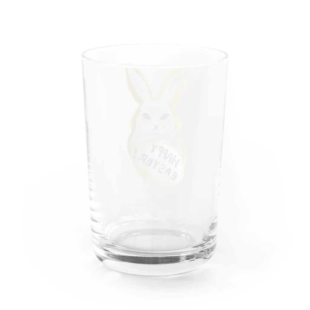 kerokoro雑貨店のウサギと卵 Water Glass :back