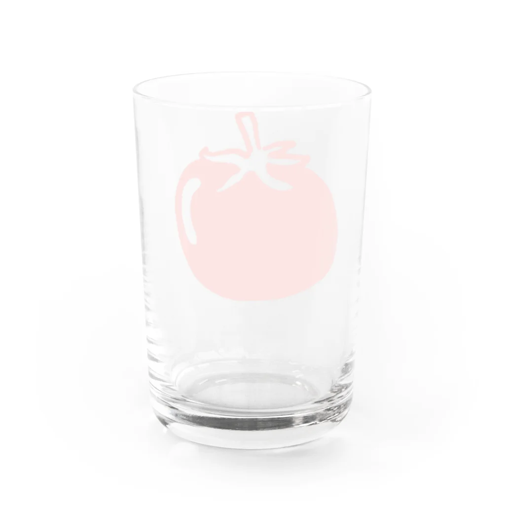 まるかじり農園のtomato Water Glass :back