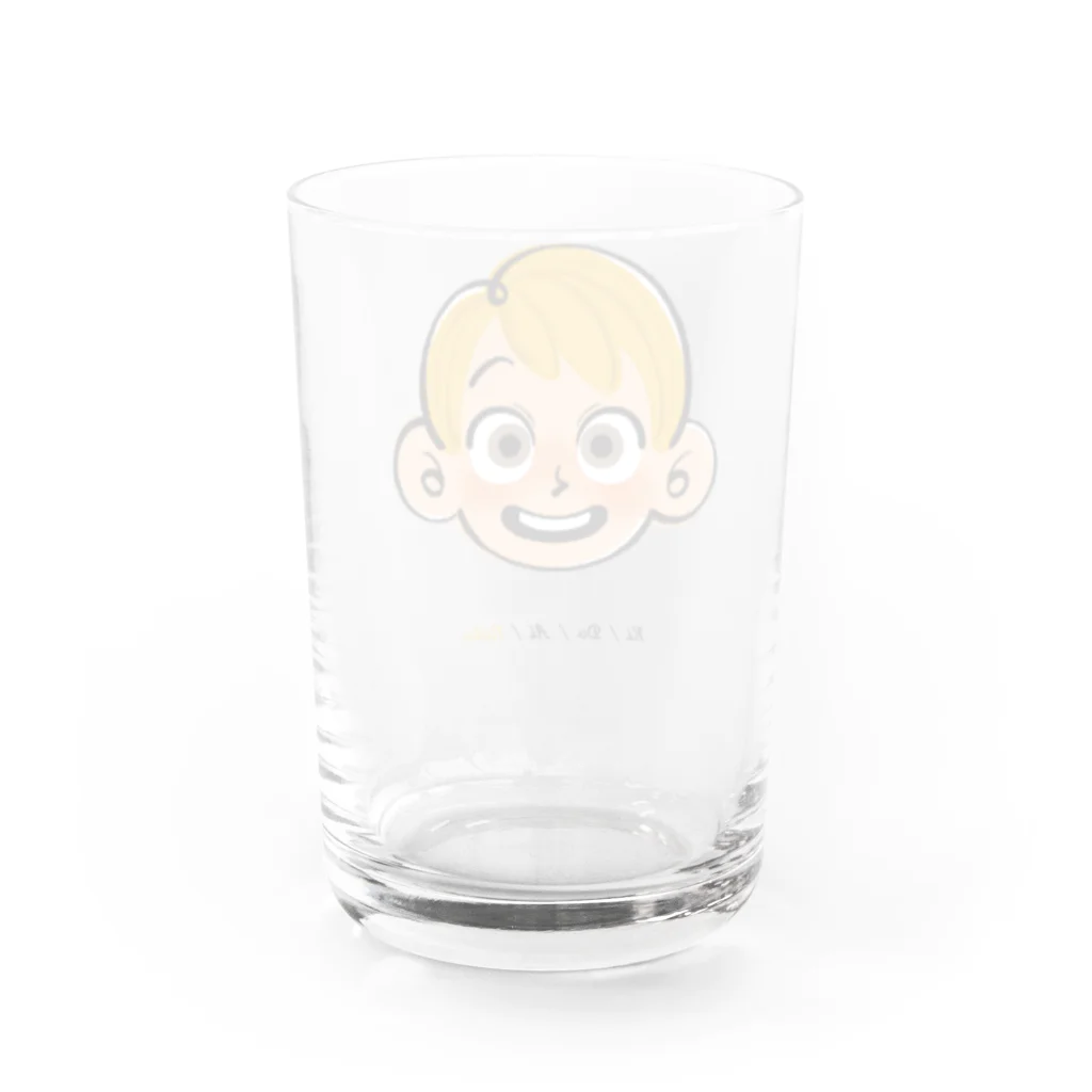 おおつきあやの喜怒哀楽の楽 Water Glass :back