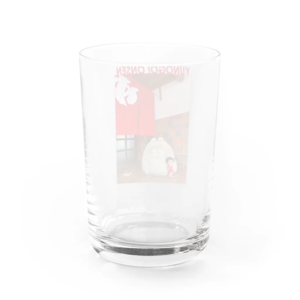 artypartyのたぬこと湯郷温泉 Water Glass :back