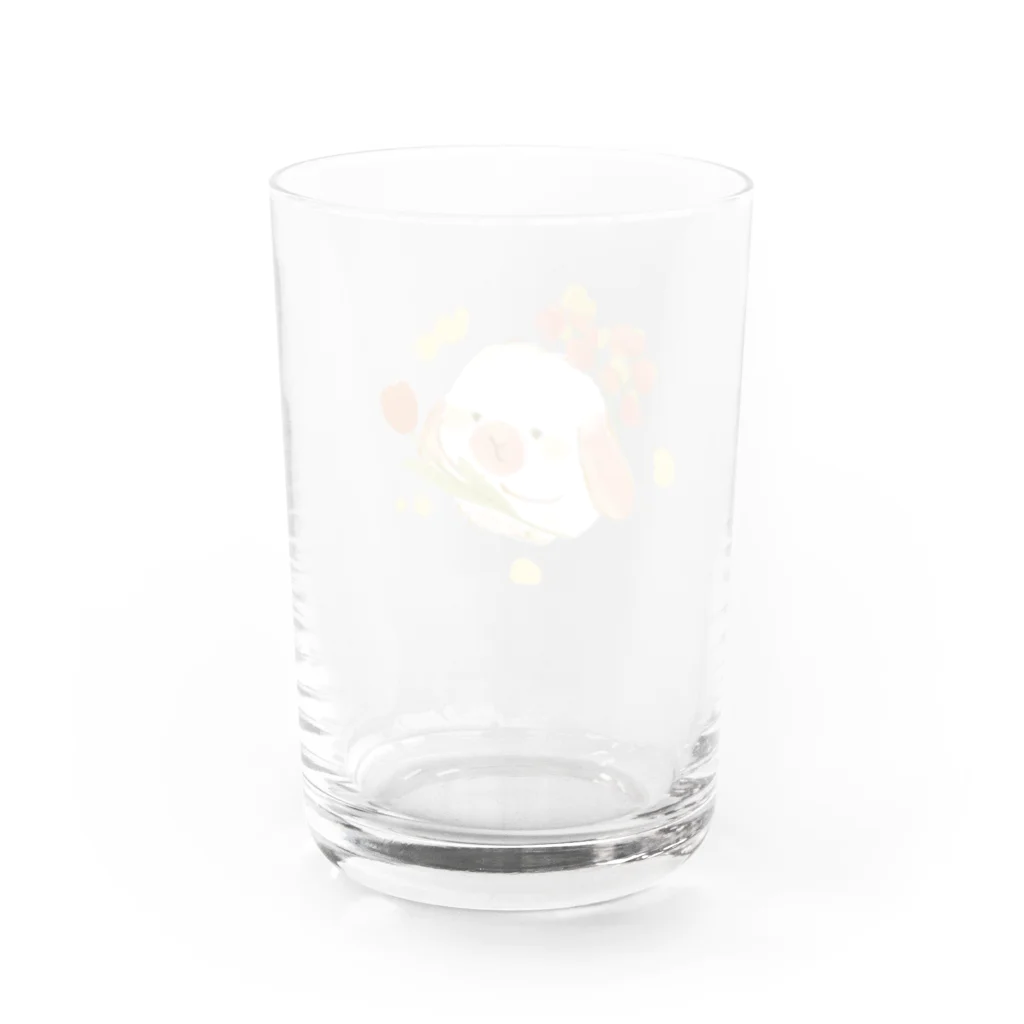 many many rabbits.のはるがきた Water Glass :back