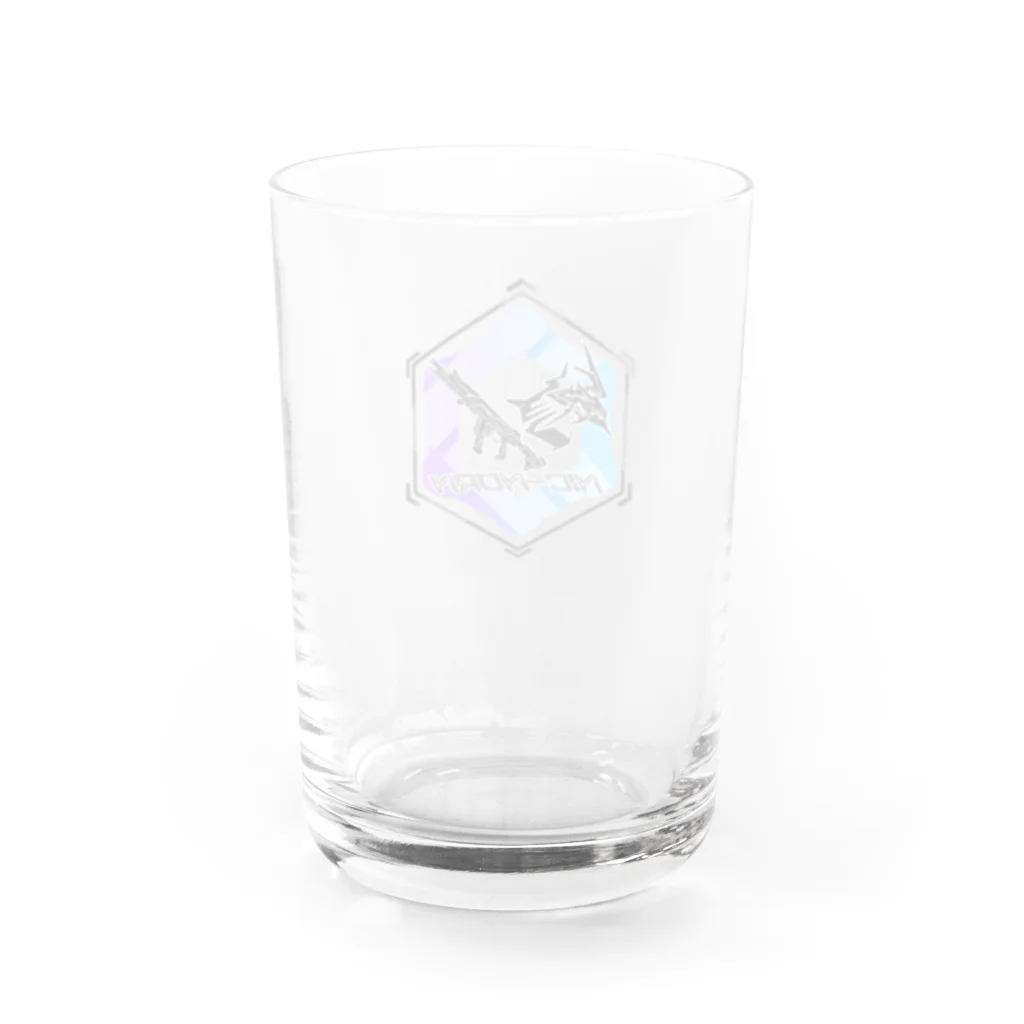 ノルン💤フルキットモデレーターのノルンの意味不ちゃんねる公式グッズ Water Glass :back