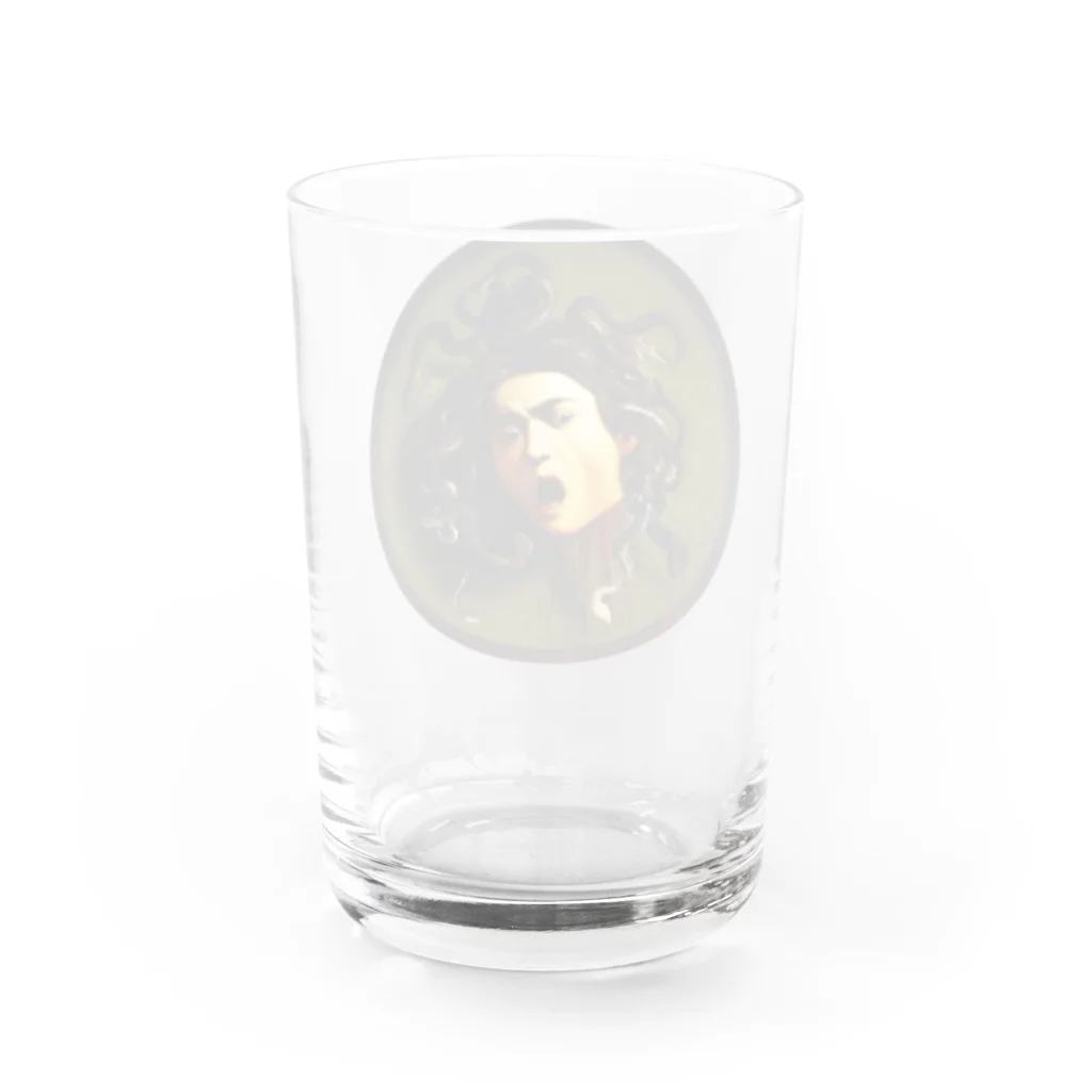 MUGEN ARTのメドゥーサ　カラヴァッジオ　Caravaggio / Medusa Water Glass :back